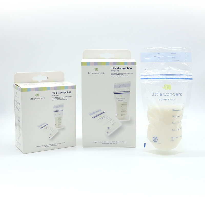 BPA Free Food Grade Stand up Breast Milk Bag Pouch with OEM Design
