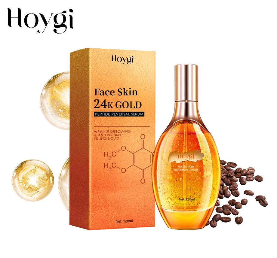 24K Gold Peptide Reverse Essence Moisturizing Essence Moisturizing Anti-Wrinkle Firming Skin Fade Facial Fine Lines Face Firming Moisturizing Face Serum