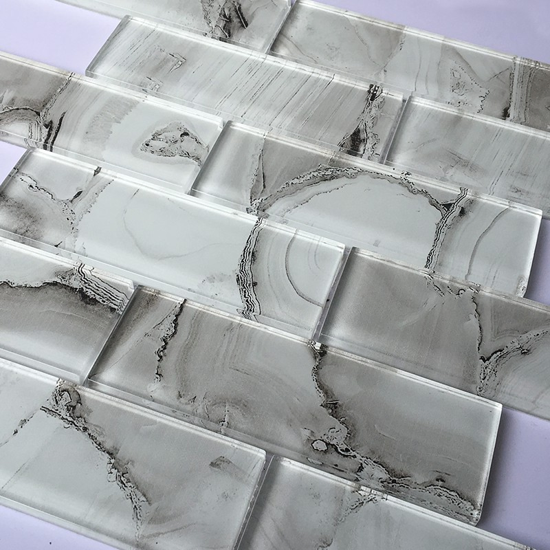 Стеклянная мозаика 30x30 см для кухни и ванной