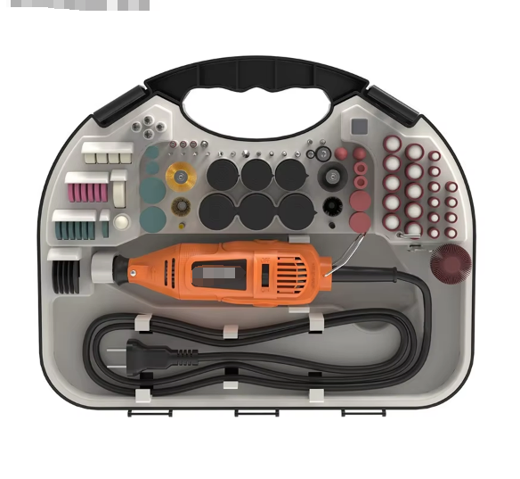 Portable Angle Grinder Tool with Cutting Blade and Grinding Disc