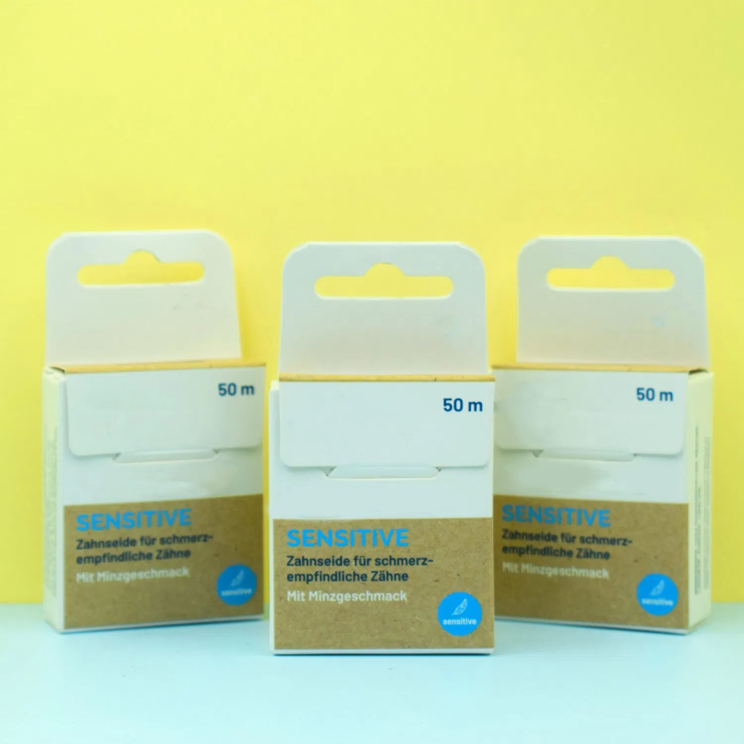 Nylon Floss Mint Flavor Biodegradable No Plastic Waxed Dental Floss