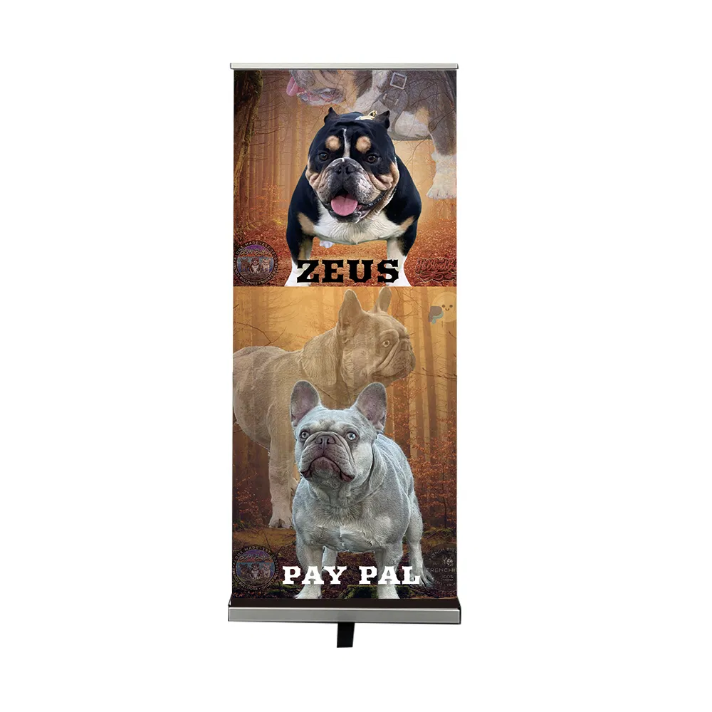 Premium Polyester Dye Sublimation Roll up Banner Stand