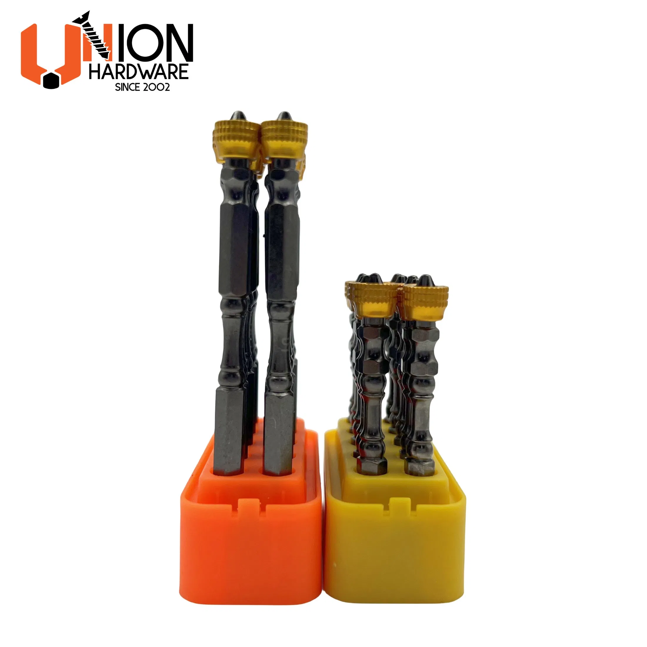 Customized 1/4" pH1 pH2 pH3 Strong Magnetic Drywall 6mm Screw Bit for Impact Driver in Various Length with Magnetic Ring
