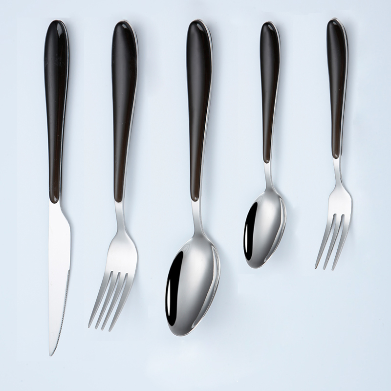 Colored Silverware Knife and Fork Spoon Stainless Steel Cutlery Set