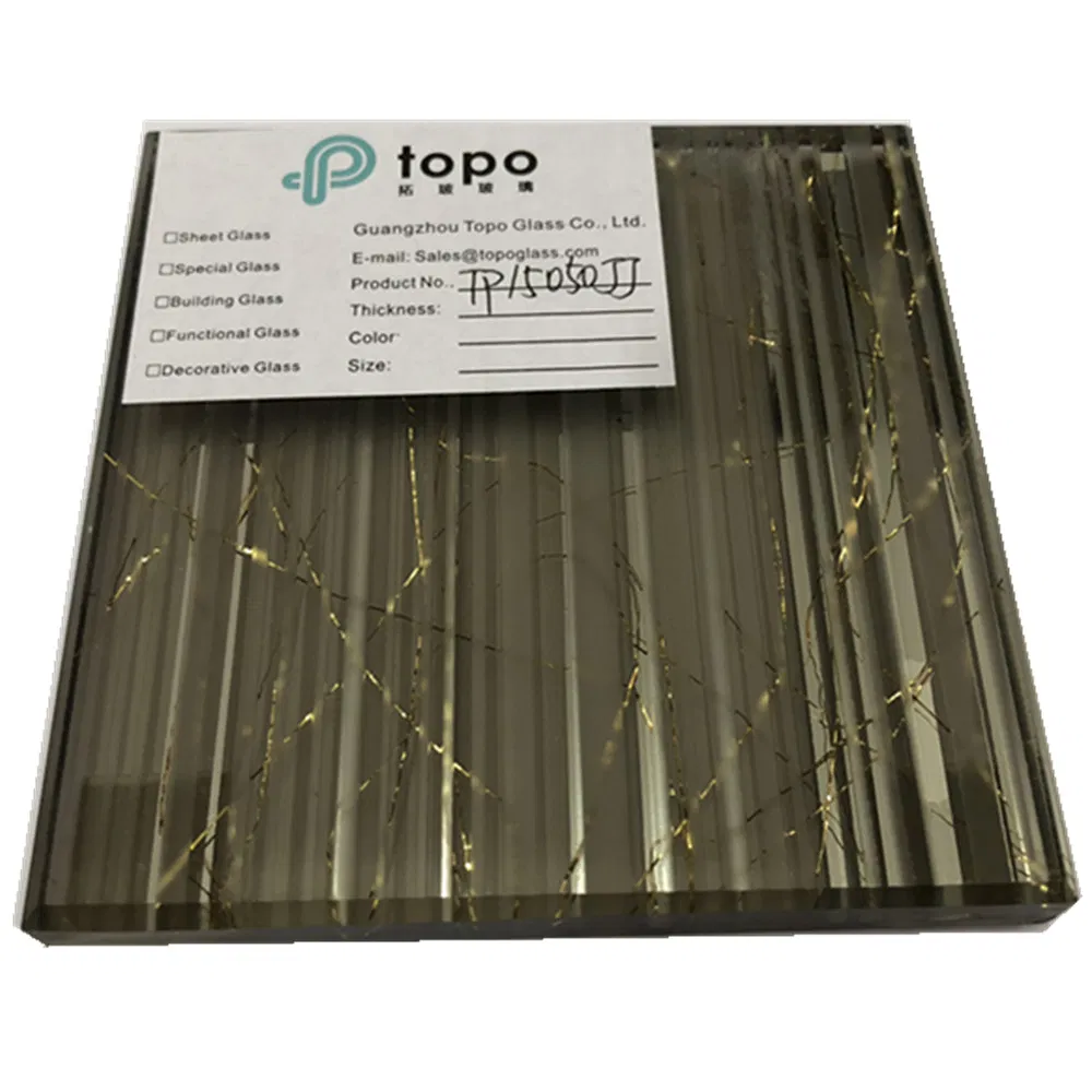 8mm, 10mm Clear Laminated Glass Wire Glass Tempered Laminated Glass