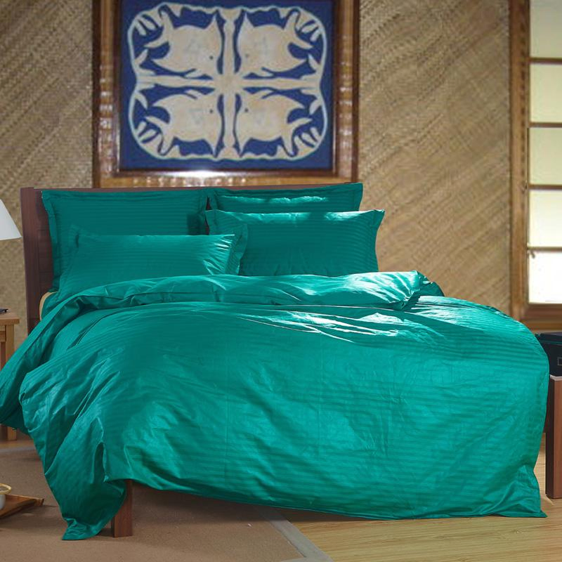 Factory Supply Solid Color 200tc Hotel Bedding Cotton Bed Sheet Set (JRD689)