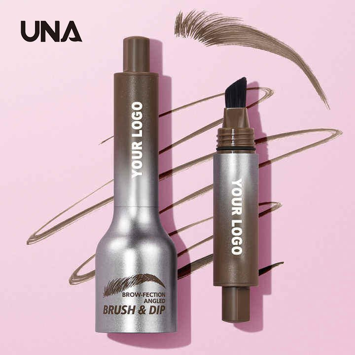 Private Label Long-Lasting Waterproof Eyebrow Gel Mascara Non-Smudging Custom Logo Brow Enhancer Big Head Dye Customizable Logo