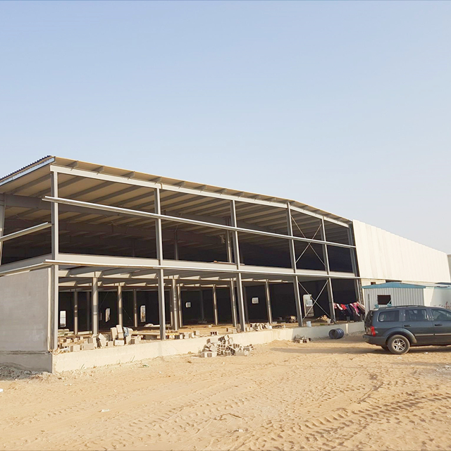 Industrial Building Prefab Steel Structure Sandwich Panel Workshop Metal Purlin Sheet Frame Warehouse for Storage/Plant/Hangar/Garage/Shed Construction