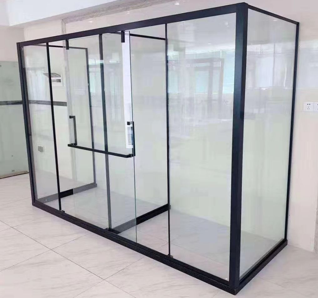 China Wholesale Aluminum Sliding Bathroom Doors Interior Shower Glass System Competitive Price-for Custom Shower Rooms