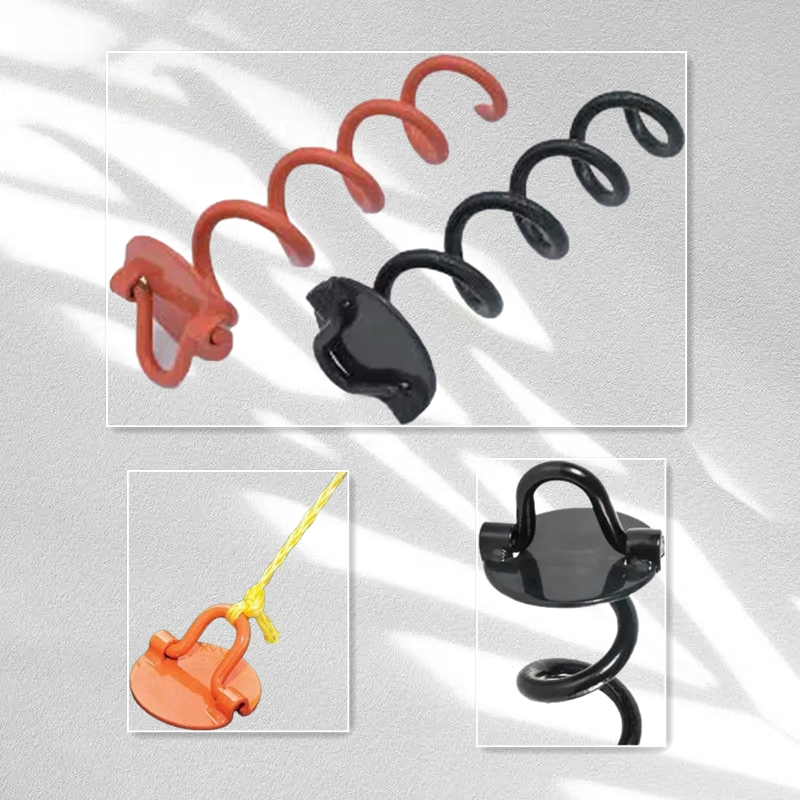 Weather Resistant Easy Fit Ground Anchor for Landscape Engineering and Garden Structures