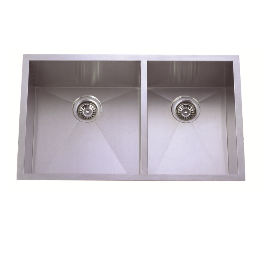 Stainless Steel 304 Double Basin Handmade Kitchen Sink