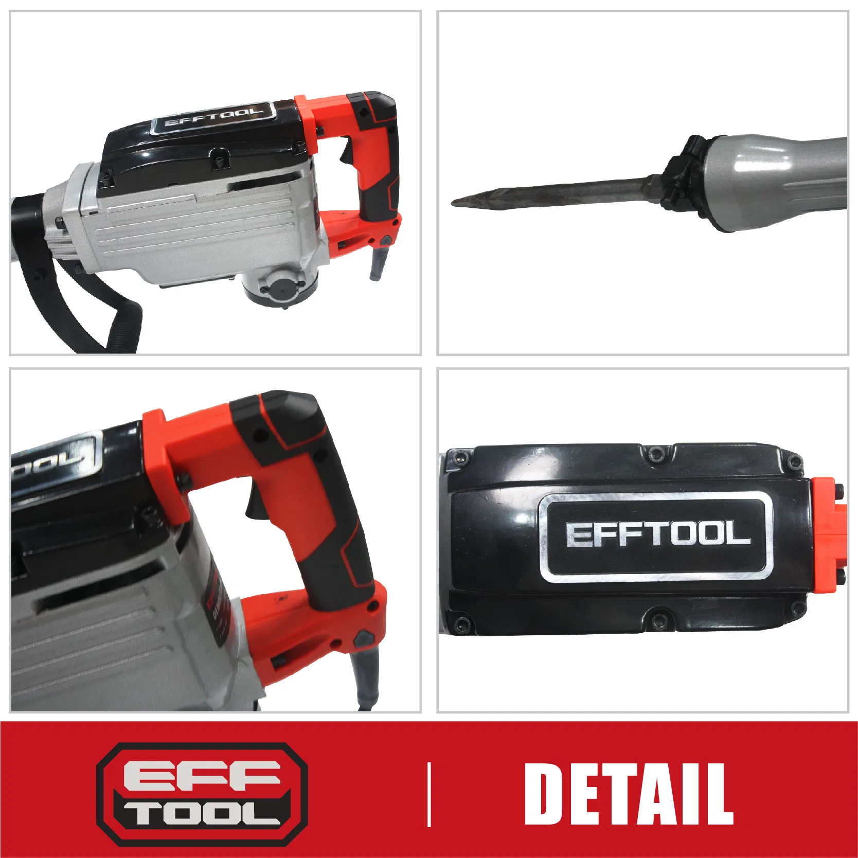 Efftool Industrial-Grade Power Electric Demolition Hammer Drills Hammer