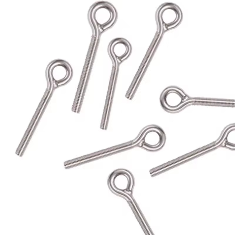 M4m5m6-M20 Stainless Steel Ring Screw with Sheep's Eye Hook 304 Stainless Steel Ring Hook Bolt