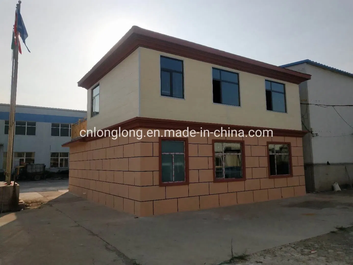 Luxury Comfortable Prefab House Quick Assemable Light Steel Villa Prefabricated Light Gauge Steel Frame House