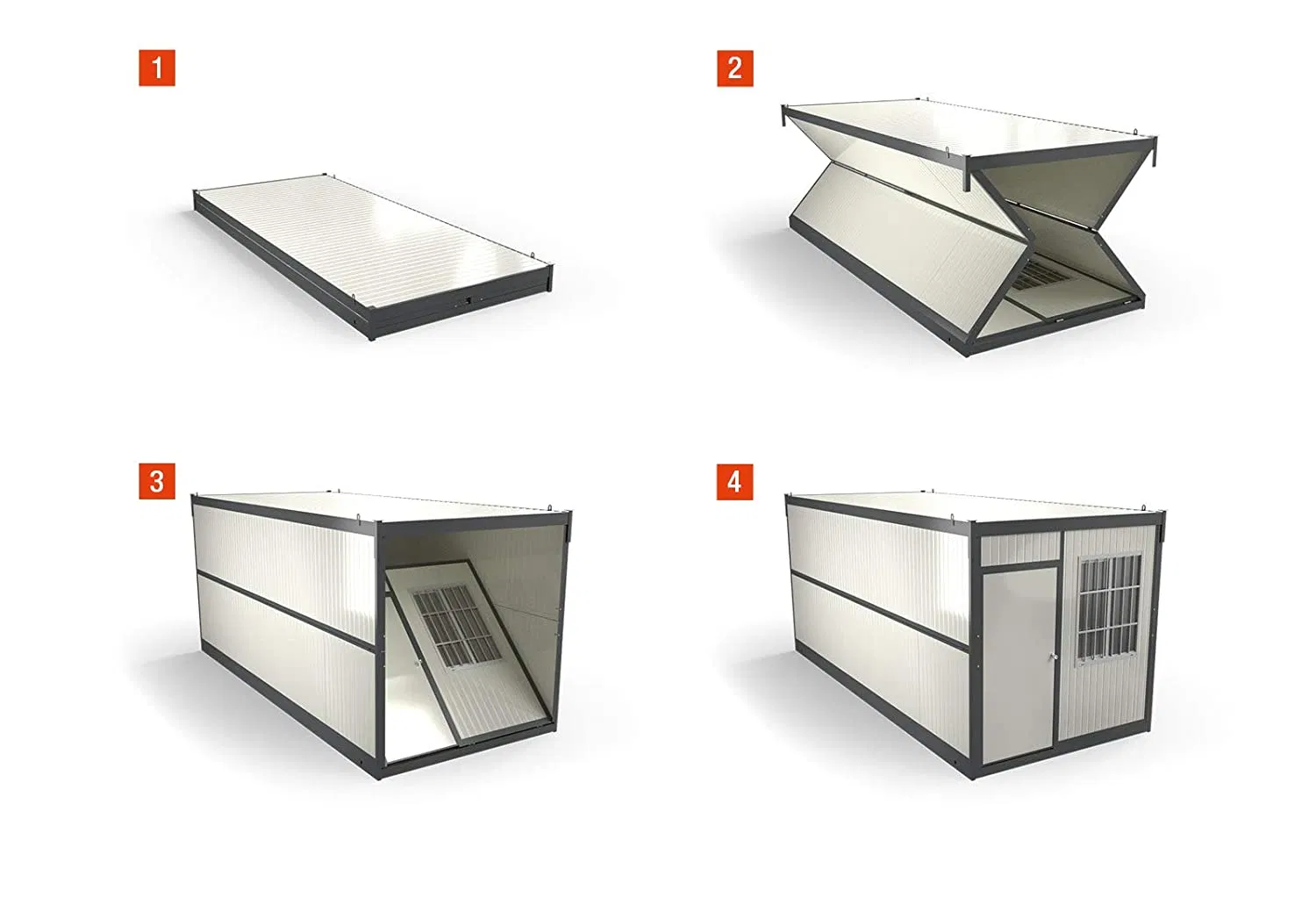 Cheap Price Steel Structure China Tiny Home Prefab House Folding Container Xingang