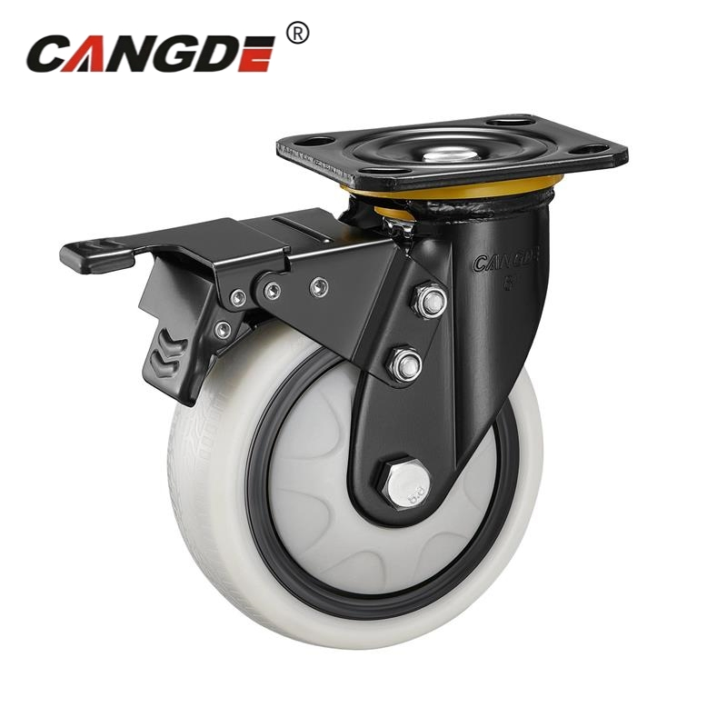 Industrial Hand Trolley Wheels PP Heavy Duty Caster Wheels Rubber Wheels Price