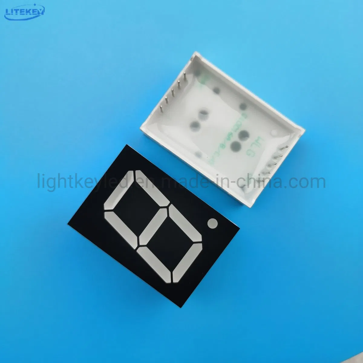 Customized 1 Inch Dual Color 1 Digit 7 Segment LED Display with RoHS