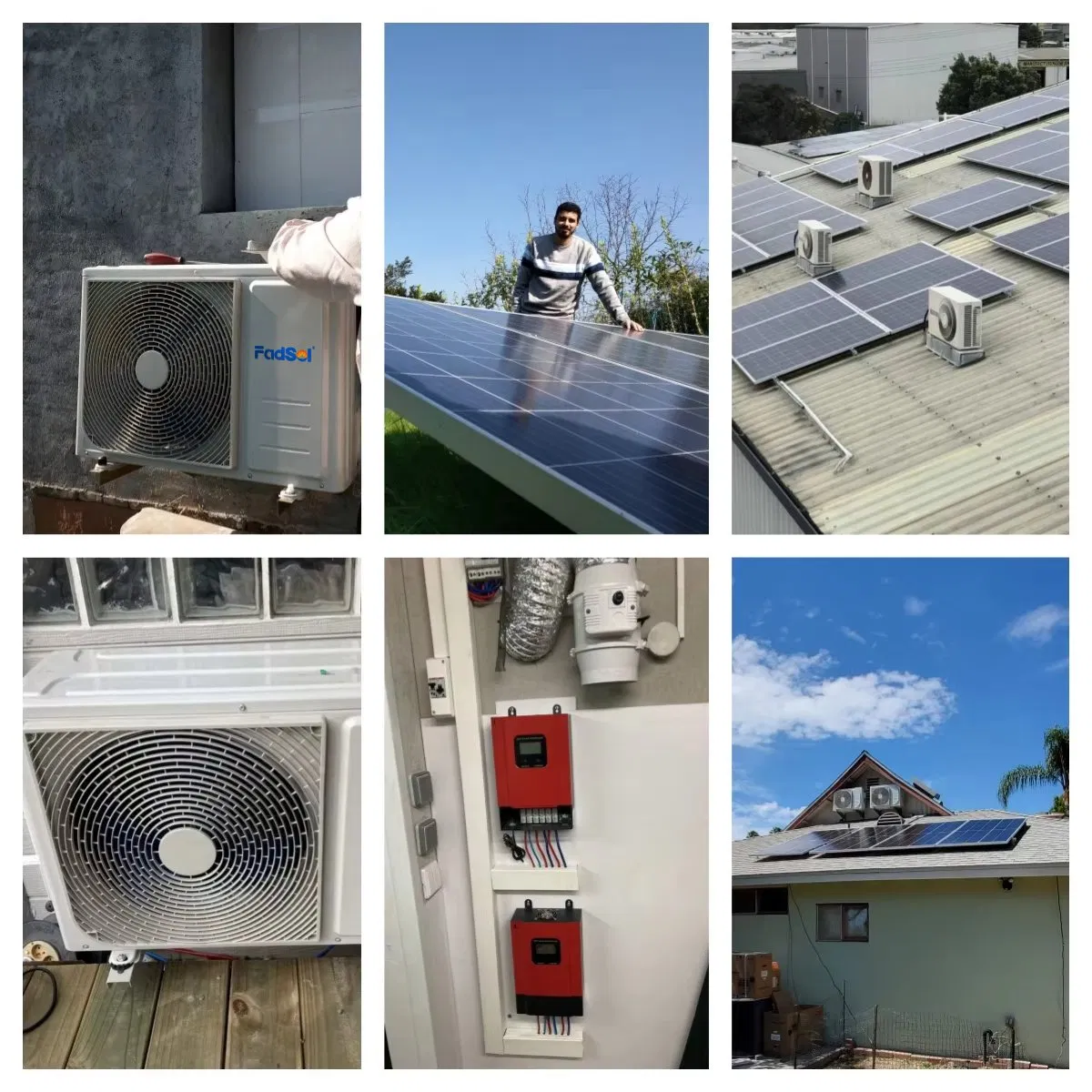 Solar Air Conditioner Hybrid Solaris Quiet-Cool