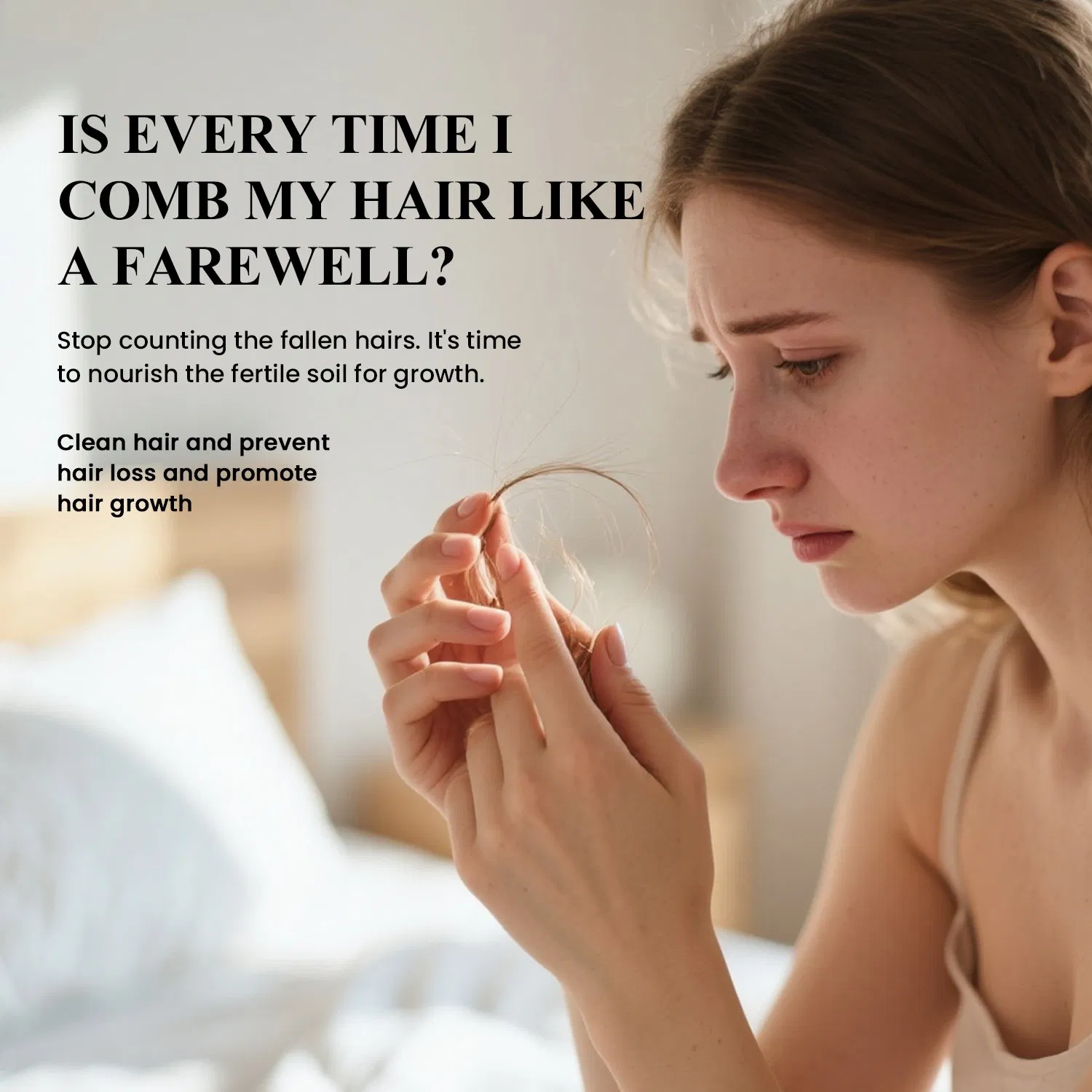 Advanced Qbeka Anti Hair Loss Shampoo for Thicker, Fuller Hair