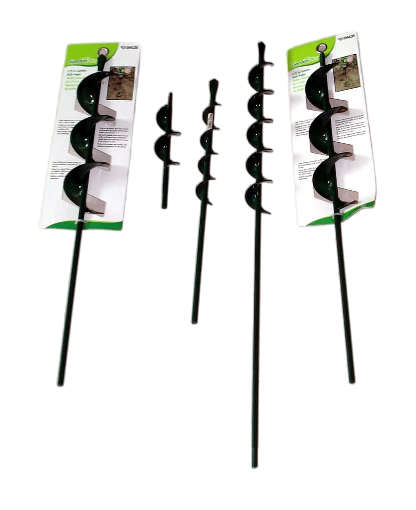 Compact Post Hole Digger with Screw Handle for Gardens