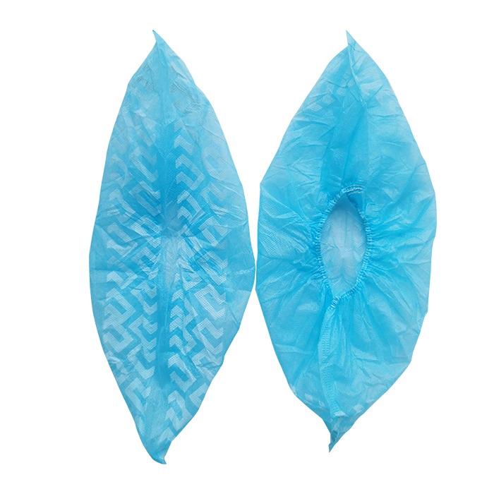 Anti-Skip Nonwoven Over Shoes Non Slip Disposable Shoe Cover Dustproof Machine Made Overshoes for Hotel Factory Hospital Cubre Calzado Con Antideslizante