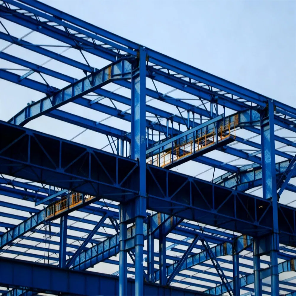 Fire-Retardant Steel Structure for General Industrial Storage Sheds with BS Standard Steel Construction