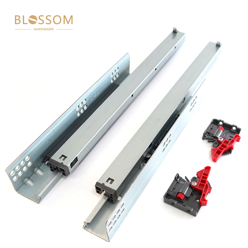 Soft Close Under Mounted Drawer Slides Guides for Cabinets Kitchens Bathroom
