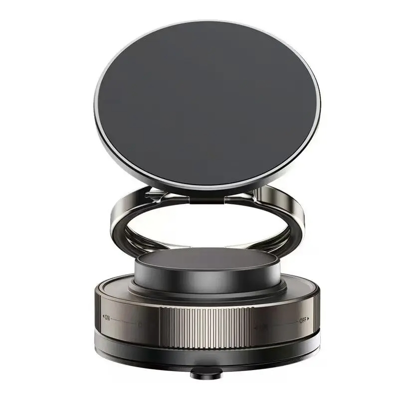 360 Rotation Stong Magnets Vacuum Suction Cup Magnetic Car Phone Holder