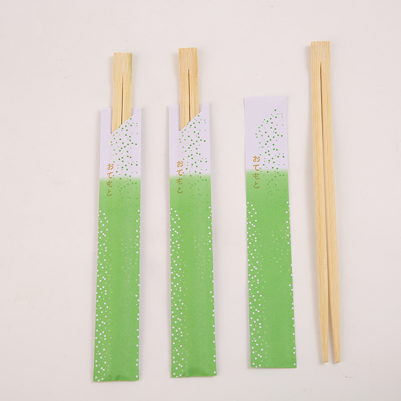 Manufacturer OEM Disposable Twin Tensoge Round Bamboo Chopstick