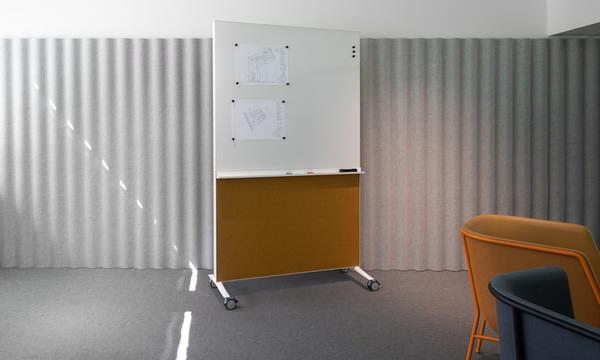 Movable Pet Acoustic Noticeboard Folding Acoustic Screen Room Divider Hush Pet Acoustic Mobile Panel