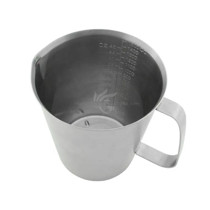 Baking Kitchen Stainless Steel 10oz - 50oz Measuring Cup Cooking Measure Milk Liquid Jug Unique Measuring Pitcher