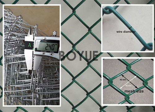 Сетка рабица оцинкованная и с ПВХ покрытием Boyue