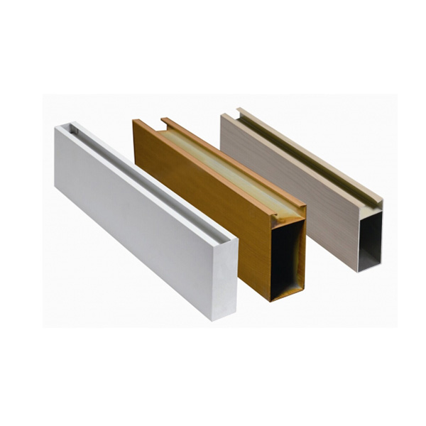 Metal Facade Panel Building Material Aluminum Profile Square Tube Ceiling