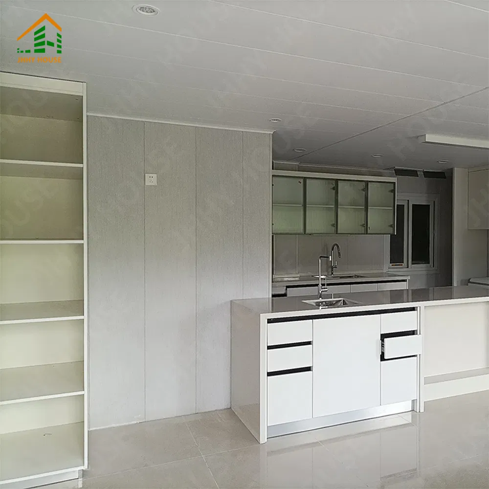 Flat Pack Luxury Office 2 Floors Mobile Homes Steel Tiny House Portable Modular Prefab Container Homes Prefabricated House