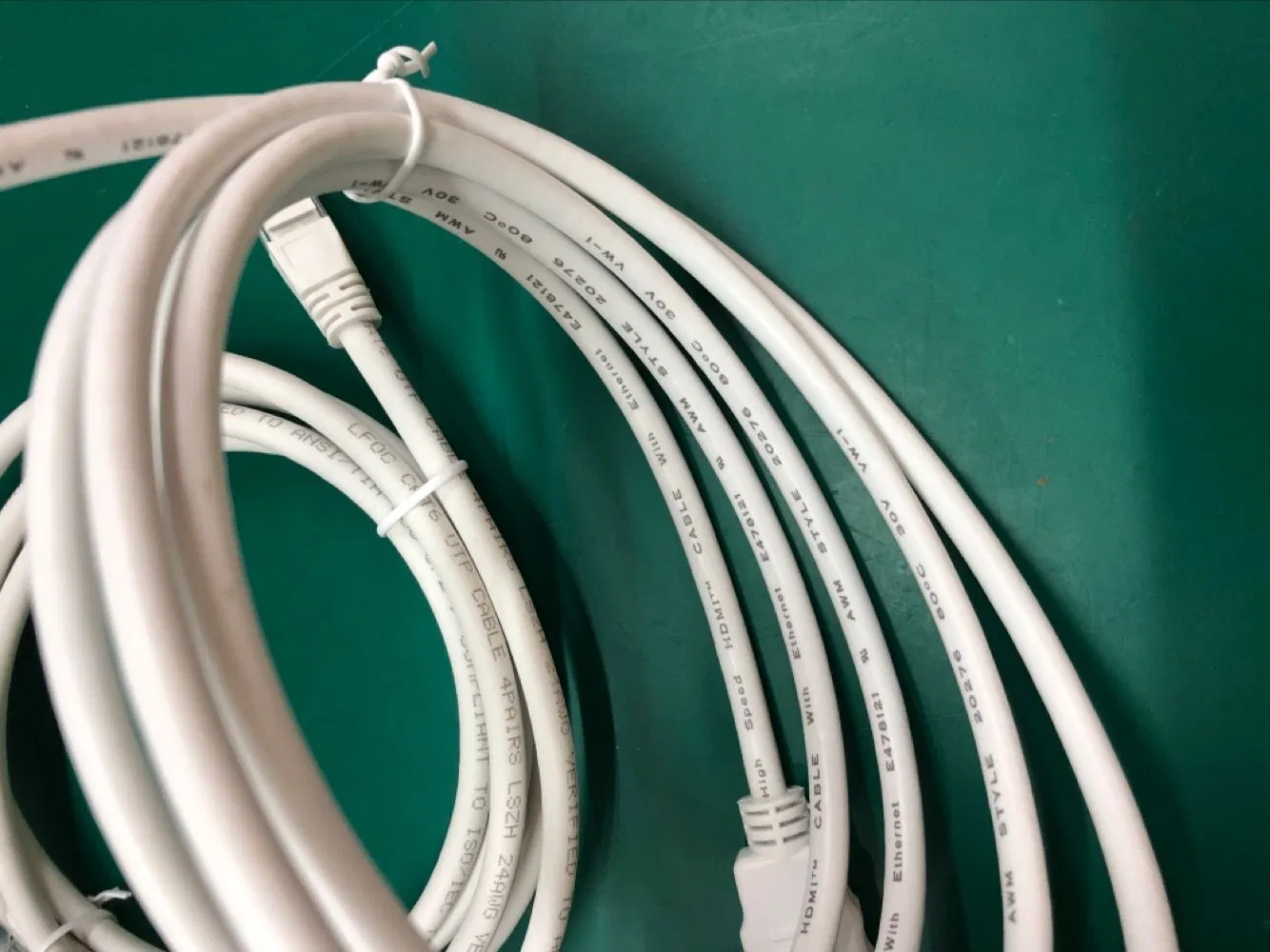 White Color 4K@60Hz 2.0 HDMI Cable High Speed Gold Plated for TV Monitor PS Projector HDMI Cord to HDMI Kabel Video Cable