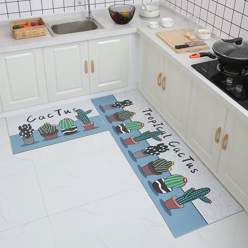 2024 Cartoon Patterns Diatom Mud Moisture Quick Drying Kitchen Mat