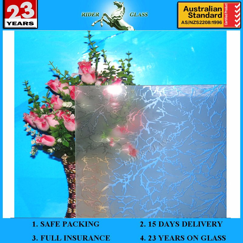 3-19mm Am-26 Architectural Decorative Acid Etched Frosted Art Glass