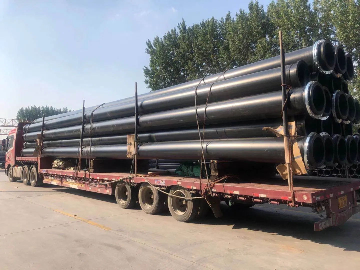 Kehan HDPE High Density Polyethylene Discharge Pipeline Pipe for Sale