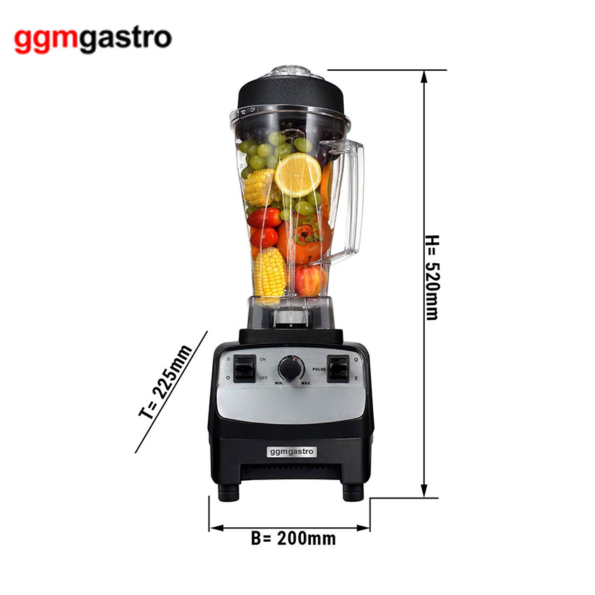 Stainless Steel Commercial Electric Fruit Ice Smoothie Juicer Food Blender