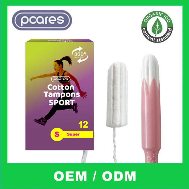 ODM Leak-Proof Regular and Super Tampons for Active Lifestyles