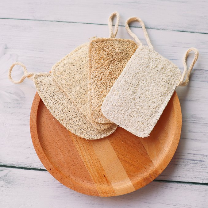 Wholesale Natural Bath Sponge Loofah Pad