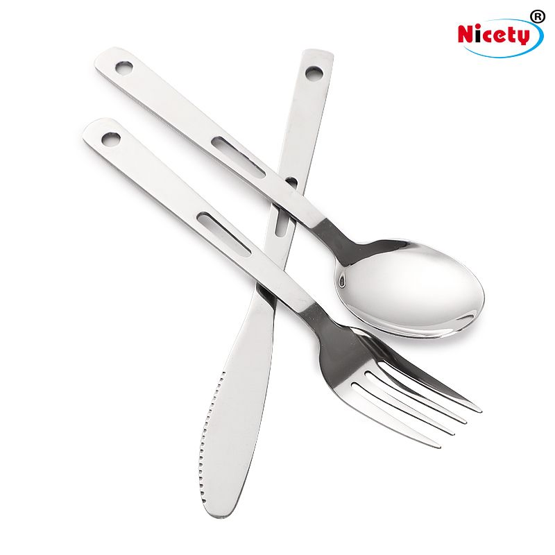 Wholesale High Quality Stainless Steel Western Tableware with Engraved Handle Cutlery Sets