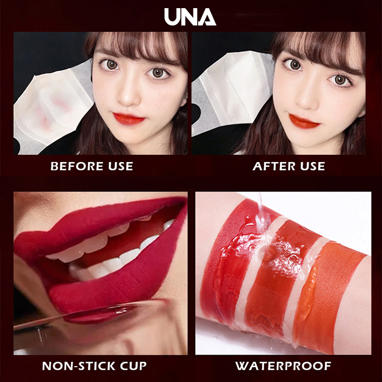 Hot Sale 3 Colors Custom Logo Waterproof Long Lasting Non Stick Cup Mask Friendly Velvet Matte Makeup Lipstick