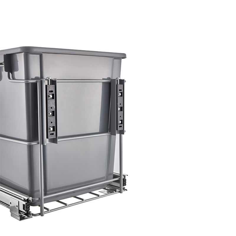 Встраиваемая мусорная корзина Fgvslide с двойным выдвижением