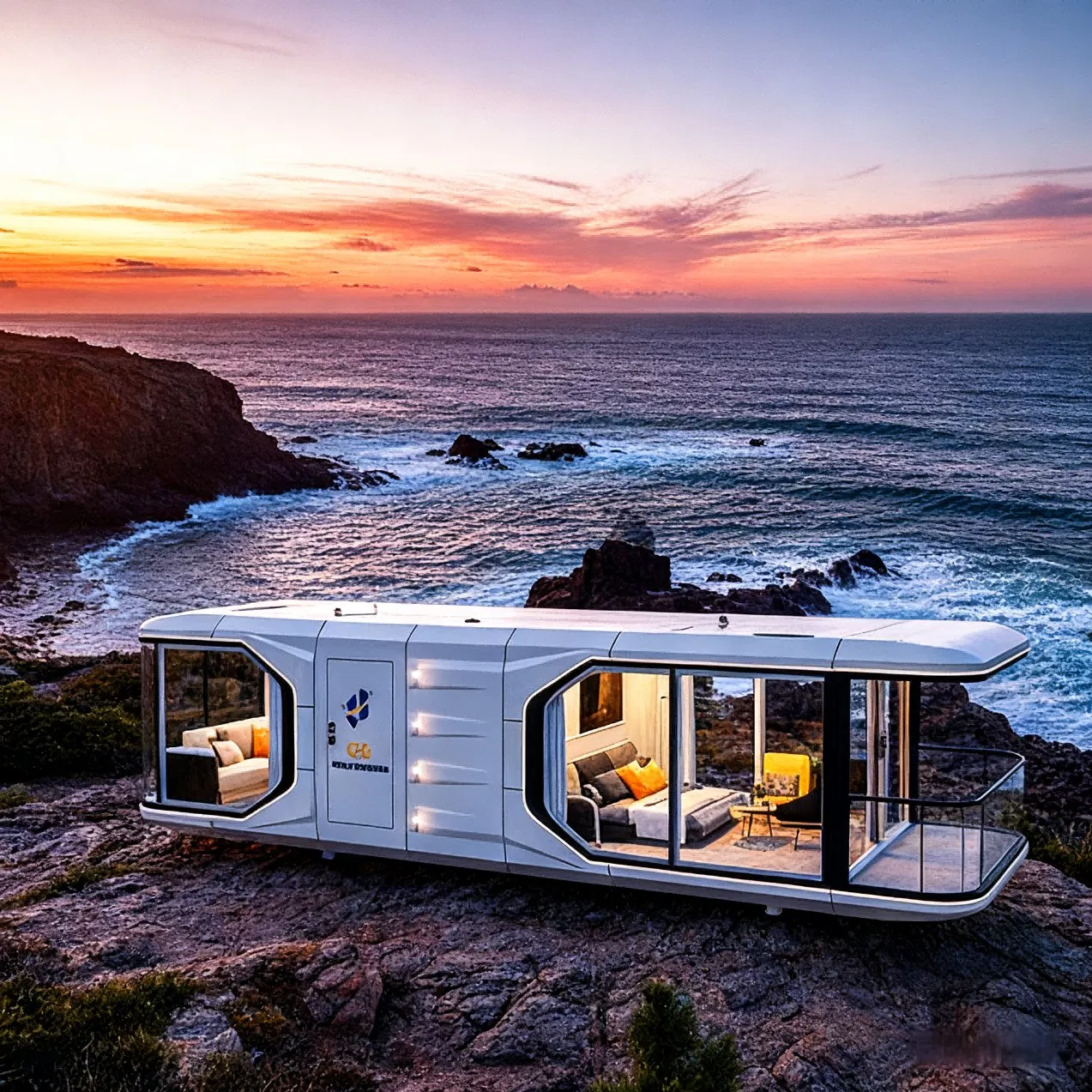 Honghuiyuan S5 Smart Modern Eco-Friendly Luxury Hotel Resort Villa Safe Anti-Corrosion Leisure Facilities Capsule House