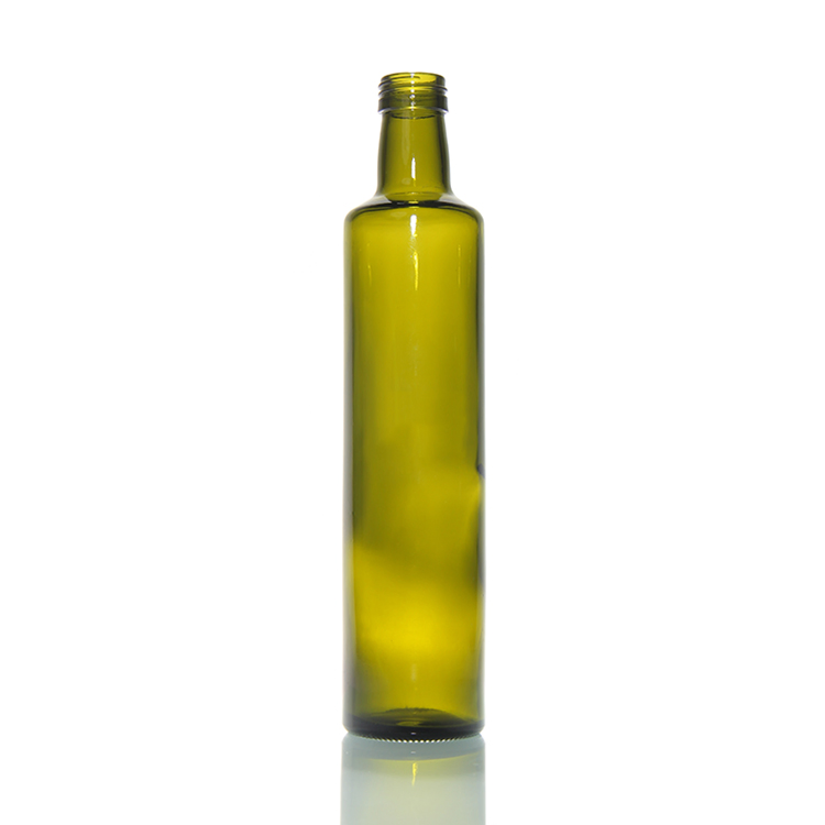 250ml 500ml 750ml 1000ml Dark Green Cooking Olive Oil Glass Bottle with Tamper Evident Cap