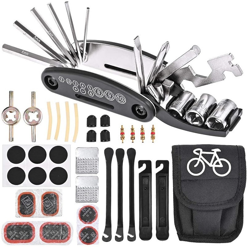 Bicycle Repair Kit Tire Repair Tool Combination Multifunctional Wrench Wrench