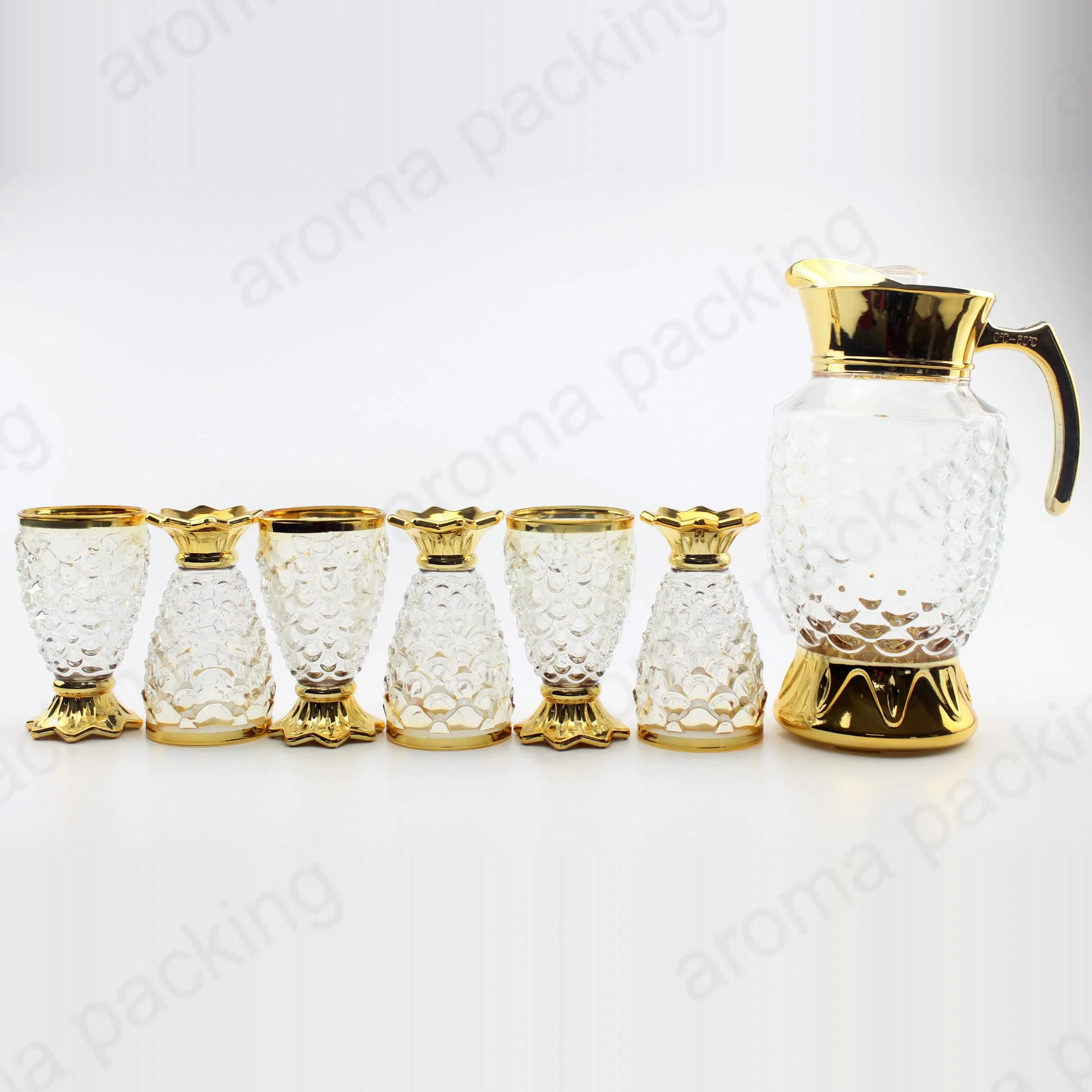 Wholesale Luxury Glass Wine Coffee Cup and Pot Set