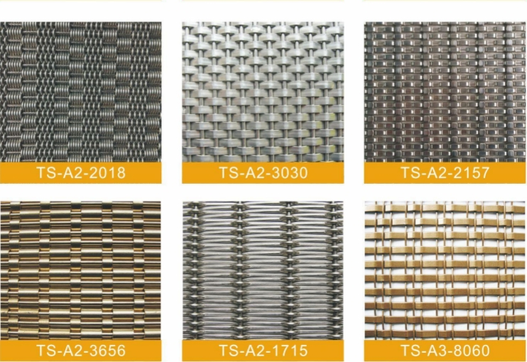 The Decorative Nets Used in Construction, Exterior Decoration of High-End Hotels, Made of Stainless Steel and Aluminum Materials