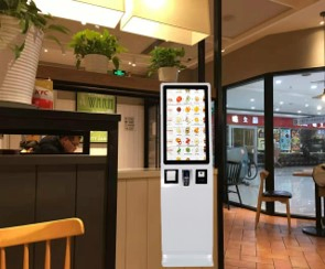 27-Inch Order Payment LCD Check out Kiosk Totem